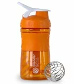 SportMixer оранжевый/белая ручка (591 мл), Емкости BlenderBottle