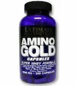 Amino Gold 1000 mg Capsules (250 капс), Ultimate Nutrition