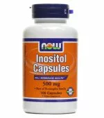 Inositol 500 мг (100 капс), NOW Foods