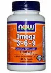 Omega 3-6-9 1000 мг softgels (100 капс), NOW Foods