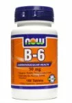 B-6 50 мг (100 таб), NOW Foods