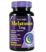 Melatonin 3 мг (120 таб), Natrol