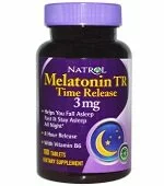 Melatonin TR Time Release 3 мг (100 таб), Natrol