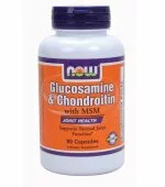 Glucosamine & Chondroitin with MSM (90 капс), NOW Foods