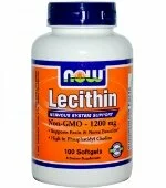Lecithin 1200 mg (100 капс), NOW Foods
