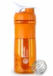SportMixer оранжевый/белая ручка (828 мл), Емкости BlenderBottle