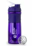 SportMixer фиолетовый/белая ручка (828 мл), Емкости BlenderBottle