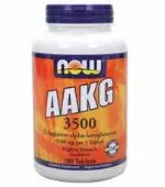AAKG 3500 (180 таб), NOW Foods