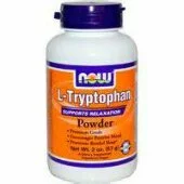 L-Tryptophan Powder (57 гр), NOW Foods