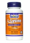 L-Lysine 500 мг (100 таб), NOW Foods