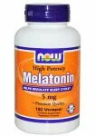 Melatonin 5 мг (180 капс), NOW Foods