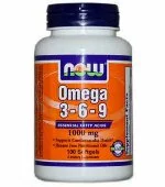 Omega 3-6-9 1000 мг softgels (250 капс), NOW Foods
