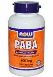 PABA 500 мг (100 капс), NOW Foods
