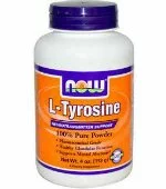 L-Tyrosine Powder (113 гр), NOW Foods