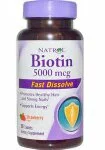 Biotin 5000 mcg (90 таб), Natrol