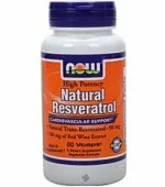 Natural Resveratrol (60 капс), NOW Foods