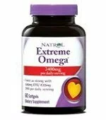 Extreme Omega 2400 mg (60 капс), Natrol