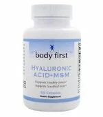 Hyaluronic Acid + MSM (120 капс), Body First