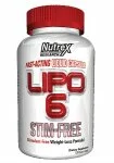 Lipo 6 STIM FREE (120 капс), Nutrex