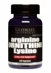 Arginine/Ornithine/Lysine (100 капс), Ultimate Nutrition