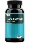 L-Carnitine 500 Tabs (60 таб), Optimum Nutrition
